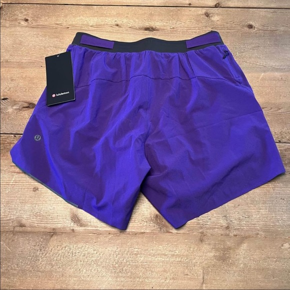 Lululemon Purple Fast and Free Lined Short 6" size medium - Picture 3 of 5